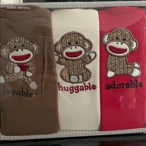 Baby boy 3 piece bodysuits